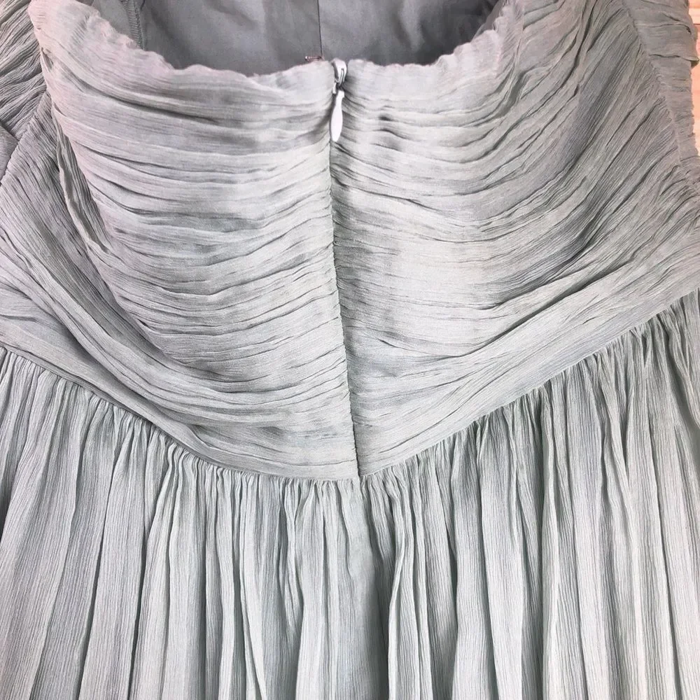 J. Crew Silk Strapless Dress‎